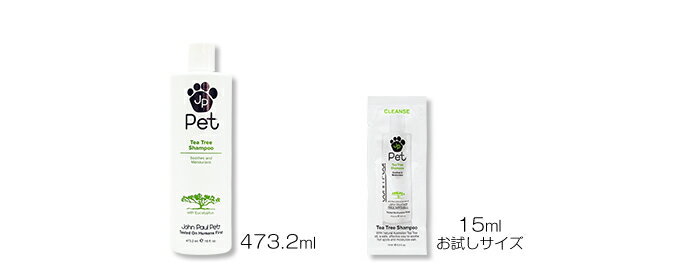 �ڥ᡼���زġ� John Paul Pet �����ݡ���ڥå� �ƥ����ȥ꡼�����ס� ��������� 15ml TeaTree Shampoo