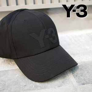 Y-3 ワイスリー ロゴ ベースボールキャップ BLACK/ブラック LOGO RIPSTOP CAP GT6381 adidas Yohji Yamamoto アディダス y3 キャップ y3 帽子