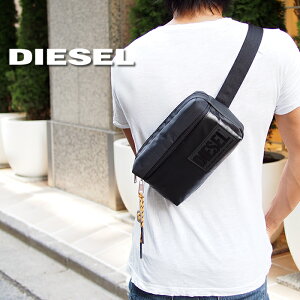 DIESEL ディーゼル ボディバッグ ベルトバッグ ウエストポーチ ブラック X08153 P4218 T8013 ディーゼル バッグ diesel バッグ BELTYO