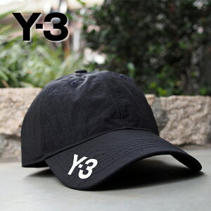 Y-3 ワイスリー ロゴ ベースボールキャップ ブラック H54044 CORDURA CAP adidas Yohji Yamamoto アディダス y3 キャップ y3 帽子