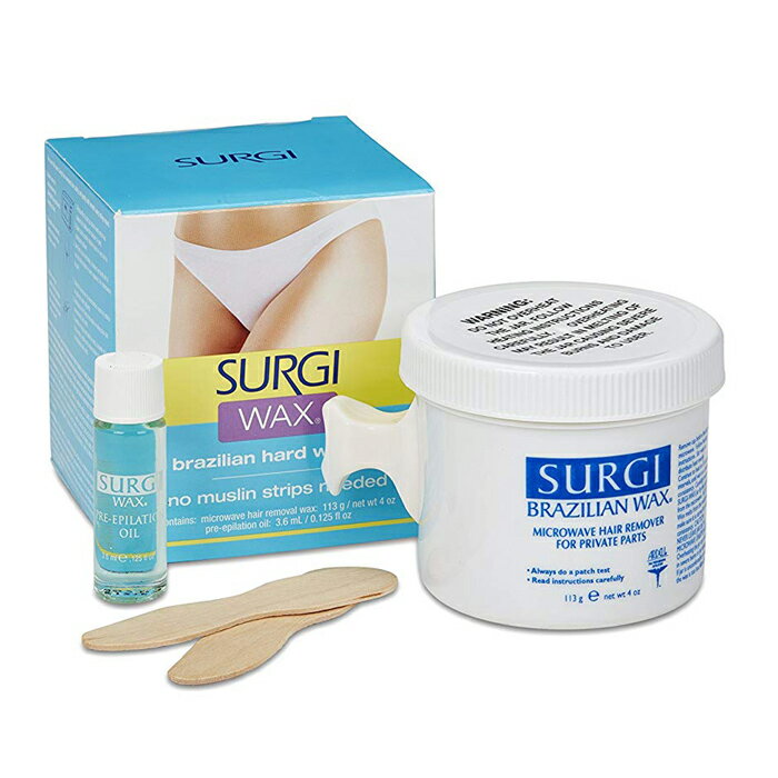 サージ ブラジリアンワックスキット 脱毛用ワックス 113g SURGI WAX brazilin hard wax kit 【男女兼用】 パッケージデザイン等は予告なく変更となる場合がございます ご了承願います ブラジリ…