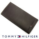 トミーヒルフィガー 長財布 メンズ TOMMY HILFIGER トミーヒルフィガー 31TL19X006 長財布 小銭入れ付き ブラウン トミーヒルフィガー 財布