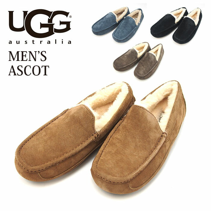 【楽天市場】UGG アグ メンズスリッポン スウェード ムートンシューズ ASCOT アスコット 5775 全4色 UGG メンズ：MEN’S