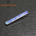 SIMON CARTER サイモンカーター タイバー ネクタイピン ブルー系 FEATHER TIE SLIDE タイクリップ サイモンカーター カフス おしゃ...