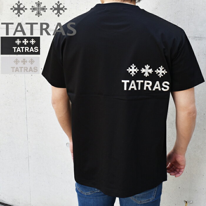 TATRAS タトラス ロゴ刺繍 半袖クルーネックTシャツ 全2色 NUNKI MCKZ0378083588 ヌンキ タトラス メンズ オーバーサイズ ブランド tシャツ