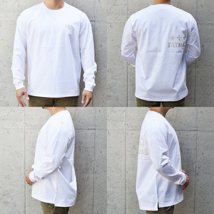 TATRAS タトラス ロゴ刺繍 ロンT 全2色 BELECI ベレチ MCKZ0055083588 長袖 ロングTシャツ タトラス メンズ オーバーサイズ ブランド tシャツ