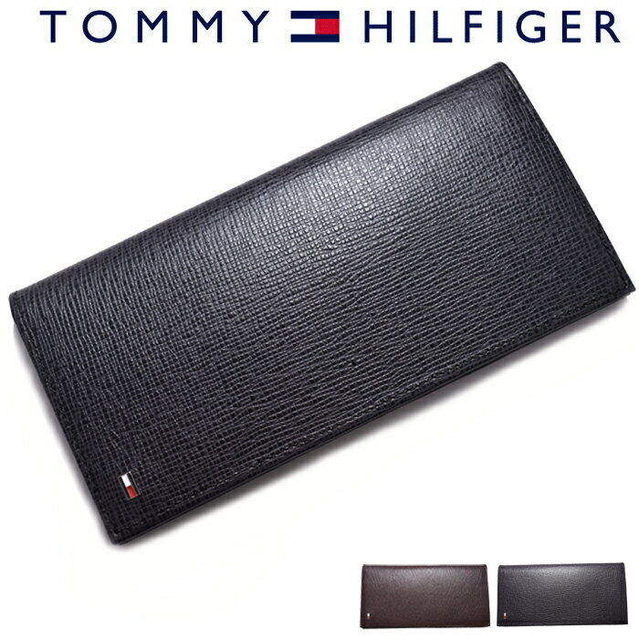 TOMMY HILFIGER トミーヒルフィガー 型押しレザー長財布 全2色 31TL190010 トミーヒルフィガー 財布