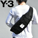 Y-3 ワイスリー クロスボディバッグ ショルダーバッグ BLACK/ブラック Y-3 CROSSBODY SLING BAG HA6522 adidas Yohji Yamamoto アディダス y−3 バッグ y3 バッグ ボディバッグ