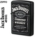 ジャックダニエルズジッポ zippo(ジッポーライター)ジャックダニエル Jack Daniel's Old No. 7 49281 正規輸入品　オイルライター おしゃれ メンズ かっこいい ギフト プレゼント 送料無料 【ネコポス可】