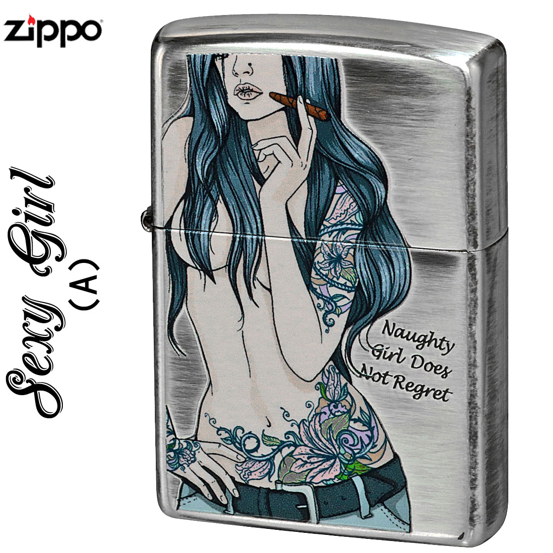 zippo (ジッポーライター) SEXY GIRL セクシーガール 銀いぶし SG-KA 