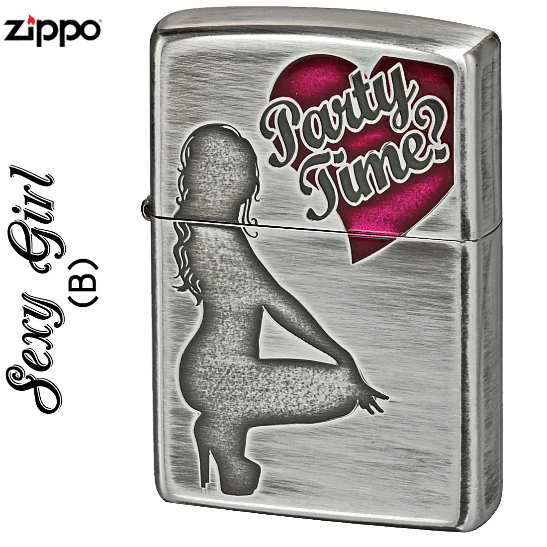 セクシーＺｉｐｐｏ zippo(ジッポーライター)SEXY GIRL セクシーガール　銀いぶし　SG-KB【ネコポス対応】