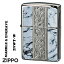 zippo(ジッポーライター) MARBLE&ENGRAVE ニッケルメッキ ホワイト　大理石調　唐草　アラベスク　2NWT-W オイルライター　カッコイイ　おしゃれ　高級感　エレガント　ギフト　プレゼント送料無料 【ネコポス可】