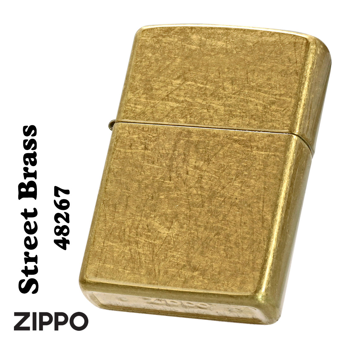 クリスマス zippo(ジッポーライター)レギュラー ストリートブラス REGULAR STREET BRASS 2023モデル #48267 メンズ レディー...
