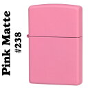 zippo(ジッポーライター)Pink Matte ピンクカラーマットジッポー #238 送料無料
