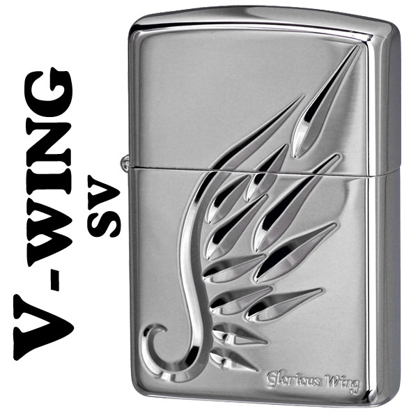 zippo アーマー ジッポ ライター レジェンド オブ シルバーポリッシュ仕上げ V-WING Vウイング ZIPPO armor ジッポー ジッポーライター ジッポライタ− 送料無料 【クロネコゆうパケット可】