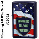 (メーカー無くなり次第終了予定) zippo(ジッポーライター)Honoring All Who Served #29092 Navy Matte