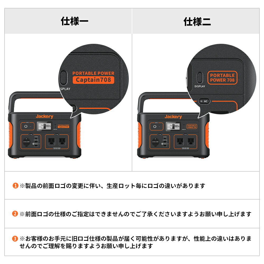 [20％OFF]Jackery ポータブル電源 708 Jackery Solar Generator 708 大容量191400mAh/708Wh 家庭用蓄電池 PSE認証済 QC3.0急速充電 純正弦波 AC(500W)/DC/USB出力 家庭用 発電機 車中泊 キャンプ アウトドア 防災グッズ ピクニック