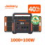 【5/9 20時から 40%OFFクーポン利用で101,940円】Jackery Solar Generator 1000 ポータブル電源 ソーラーパネル セット 1000 ポータブル電源 1002Wh SolarSaga 100 ソーラーパネル 100W 2点セット 純正弦波 防災グッズ 二点セット ジャクリ【予約販売 5月中旬発送予定】