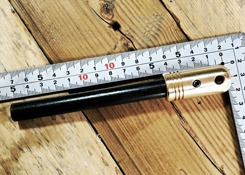 真鍮ハンドルメタルマッチ「野良スティック」極太13mm径　※ストライカー1点付属　ファイアスチール／ファイアスターター　焚き火・野営・ブッシュクラフトに通販格安セール情報　楽天　通販