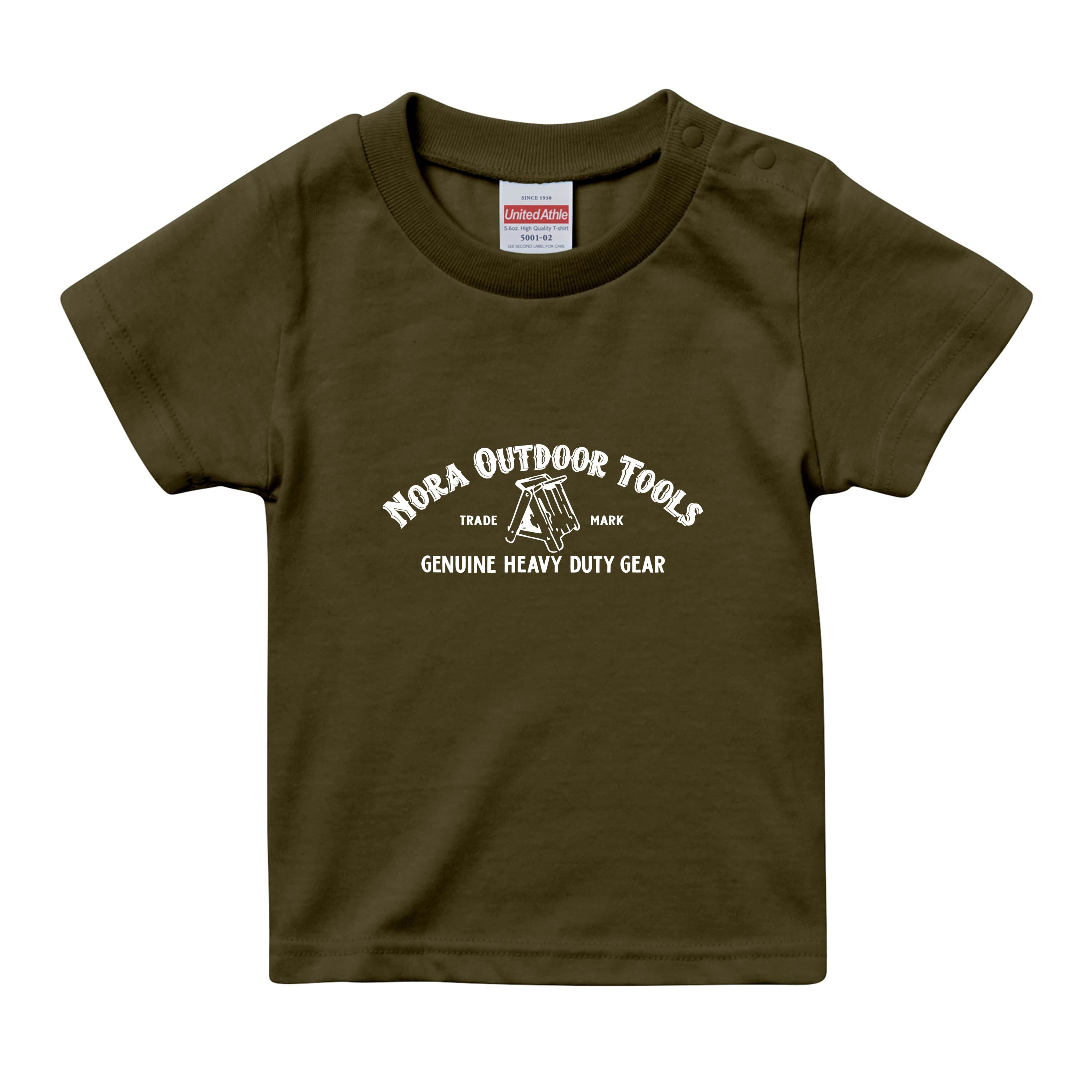 野良道具製作所【Nora-T for Kids】NORA OUTDOOR TOOLS Tシャツ（子供サイズ）100～140