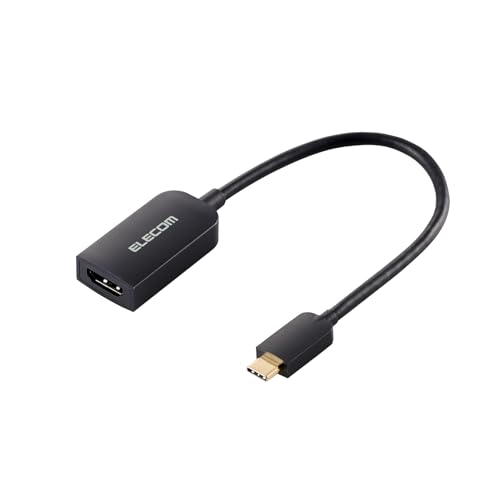 エレコム エレコム usb c - HDMI 変換アダプタ 4K/60Hz マルチディスプレイ ミラーリング 0.15m ケーブル 【iPhon