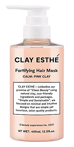ビーエックス クレイエステ フォーティファイングヘアマスク ピンククレイ 400g