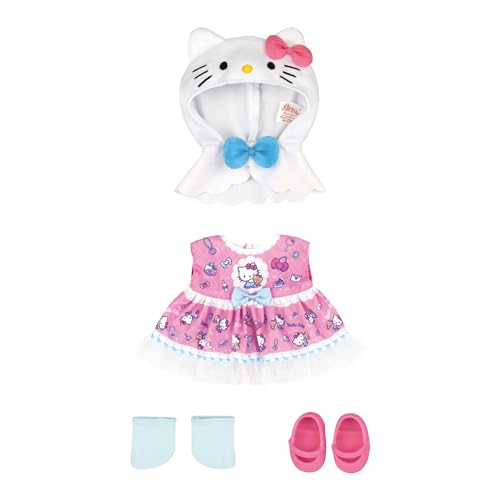 メルちゃん きせかえセット ハローキティ　おしゃれケープワンピ...