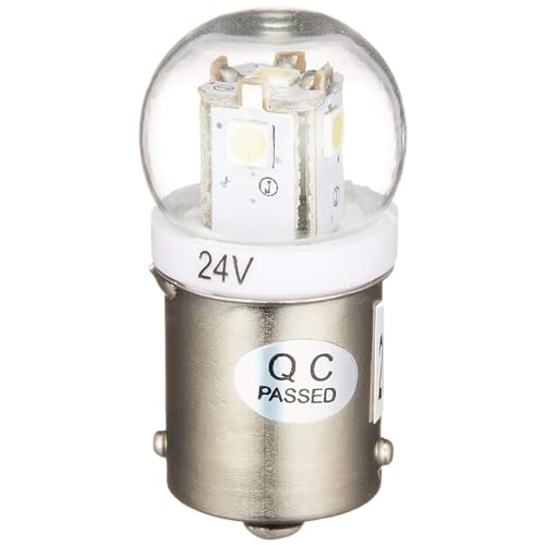 ジェットイノウエ(JET INOUE) LED電球タイプソケット式バルブ DC24V専用 口金サイズ BA15S 12W球タイプ 1個 トラック