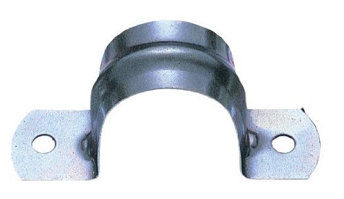 インダストリアルシルバー/-/PR60-40・パッケージ個数:1・原産国:日本・内容量:5個入りパイプを固定するためのバンド 呼び40 鉄製