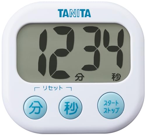 1)ホワイト/約76×82×23.2/TD-384-WH・Color:1)ホワイトPatternName:大画面・パッケージ個数:1・電源:DC1.5V 単4乾電池1本使用・素材・材質:ABS(アクリロニトリル・ブタジエン・スチレン)・音量:70dB以上・主な付属品:単4乾電池1本、電池寿命:約1年(1日1回約30秒ならした場合)・サイズ:奥行76×幅82×高さ23.2mm商品紹介 ◆見やすい大きな表示画面◆本体の背面にはストラップ穴とマグネット◆立てられるスタンド付◆リピート機能付き / ■ 仕 様 ■カラー:ホワイト 本体サイズ:幅8.2×奥行7.6×高さ2.3cm 質量:約75g(乾電池含む) 設定時間:最大99分59秒、最小 1秒 音量:70db以上 音色:ブザー音 電源:DC1.5V(単4乾電池×1本使用) 付属品:単4乾電池(お試し用電池)×1本 / ご注意（免責）＞必ずお読みください 新品【定型外郵便で発送】定型外郵便は破損・紛失等補償のないポスト投函での発送になります。ご理解の上、ご購入ください。パッケージに、擦れ、汚れ、色褪せ等がある場合がございますので特価です。中身は新品です。