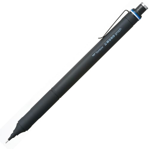 Rakuten - トンボ鉛筆 シャーペン 0.5mm MONO モノグラフファイン (広い視覚・低重心) ブラック DPA-112B