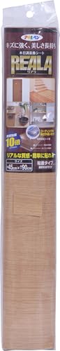 アサヒペン 木目シート REALA 幅45×長さ90cm RL-23 リアルな質感 耐摩耗性 キズに強い ホルムアルデヒド対策品 日本製