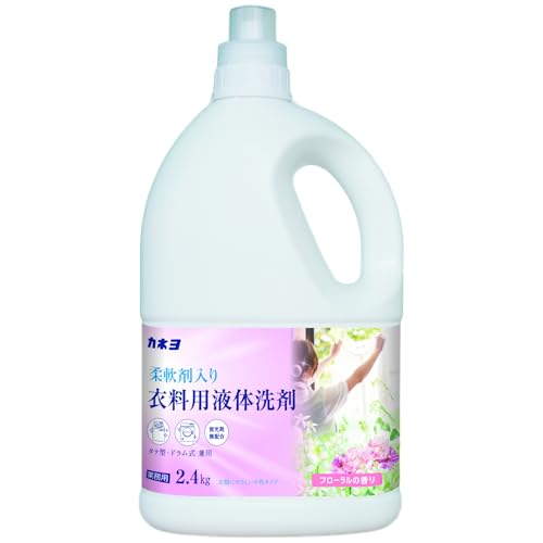 白/2.4/-・Size:2.4・パッケージ個数:1・柔軟剤入りの衣料用液体洗剤・衣類にやさしい中性タイプ商品紹介 ●柔軟剤入りの衣料用液体洗剤です。●衣類にやさしい中性タイプ。●タテ型・ドラム式兼用。●フローラルの香り。●使いやすい取っ手付きボトルです。 原材料・成分 界面活性剤(21%、ポリオキシアルキレンアルキルエーテル、直鎖アルキルベンゼンスルホン酸ナトリウム)、柔軟化剤、酵素