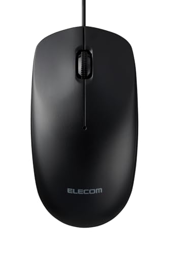 Rakuten - エレコム 有線マウス Type-C接続 Lサイズ 3ボタン ブラック M-LE10URCBK