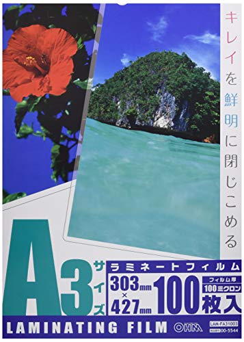 OHM 100ミクロンラミネーターフィル�