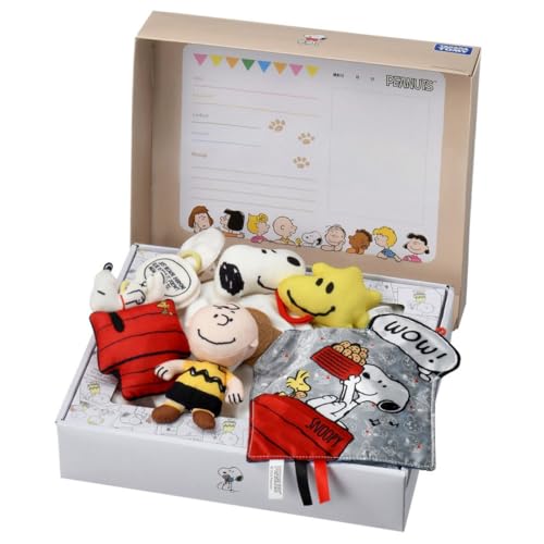 ミニー/-/-・Color:ミニー・(C) 2024 Peanuts Worldwide LLC・電池は使用しません。商品紹介 出産祝いギフトにおすすめ!スヌーピーのベビートイ4点が詰まったセット。 出産祝いギフトにおすすめ! 0ヶ月から使える、赤ちゃんの視覚・聴覚・触覚等を刺激するスヌーピーのベビートイ4点セット。 赤ちゃんの成長に合わせて長く遊べます。 【対象月齢】0ヶ月頃〜 ・0ヶ月〜　ポロロン♪おでかけベビーカーマスコット:ベビーカーの幌につけることができる、チャイム入りのぬいぐるみマスコットです ・0ヶ月〜　チャーリー・ブラウンのぬいぐるみマスコット:お顔を押すとピッと笛の音が鳴ります ・2ヶ月〜　うまれてはじめてにぎれるリンリン♪:赤ちゃんが握りやすく、振るとリンリン音がします ・4ヶ月〜　カミカミゆびさき布あそび:歯固めがついた、パリパリ入りの布おもちゃ 【セット内容】ポロロン♪おでかけベビーカーマスコット(1) うまれてはじめてにぎれるリンリン♪(1) チャーリー・ブラウンのぬいぐるみマスコット(1) カミカミゆびさき布あそび(1) 安全警告 該当なし