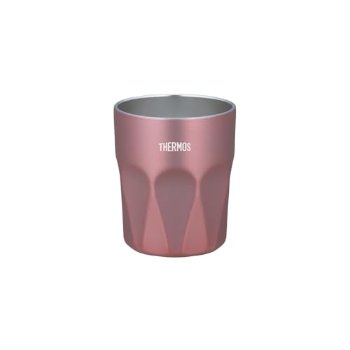 サーモス 真空断熱タンブラー 300ml ローズブラウン ガラスコップのようなデザインタンブラー JTC-300 RBW