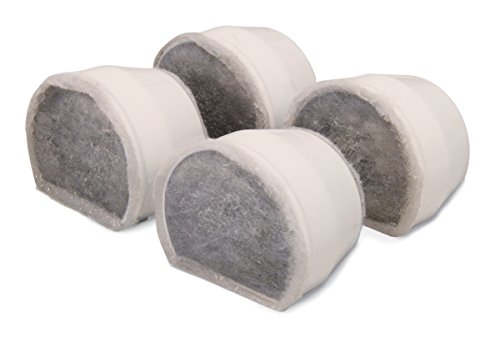 PetSafe(ペットセーフ) ドリンクウェル 交換用活性炭フィルター アバロン / 1.8L / 3.7L ペットファウンテン用 4個入