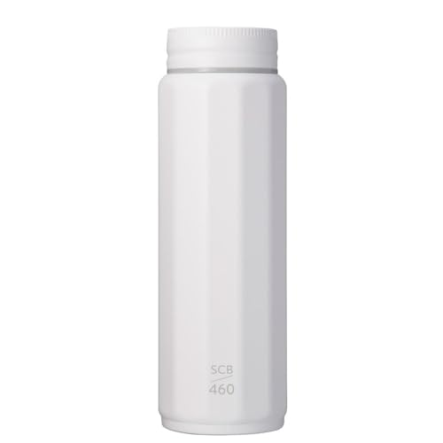 Rakuten - ベストコ マグボトル 水筒 スクリュー 460ml ホワイト 保冷 保温 NM-334 ポリゴーンヌ