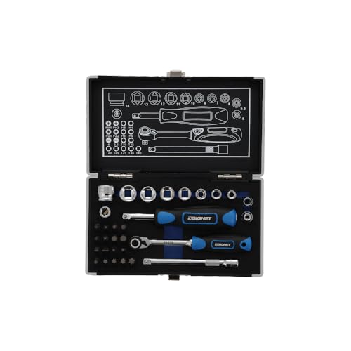 油, 維修用品 - SIGNET(シグネット) 11121 1/4DR 31PC ショートソケット&ビットセット(6角) 11121
