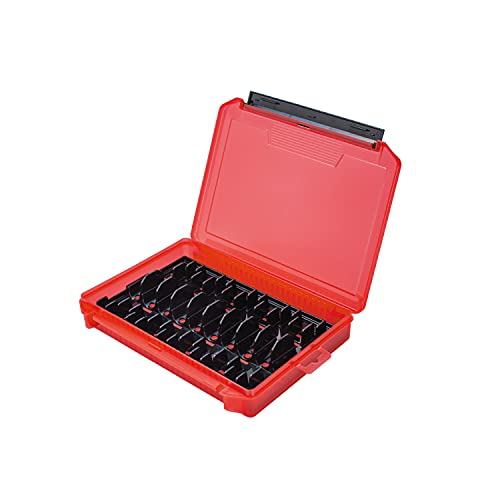 Case, Toolbox - メイホウ 明邦化学工業 タコエギケース L クリアレッド 255x190x40