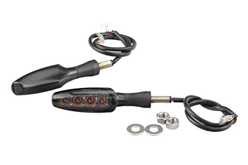 キジマ(Kijima) バイクパーツ LEDウインカー 高輝度4LED スモークレンズ仕様 Eマーク取得済み 219-5193
