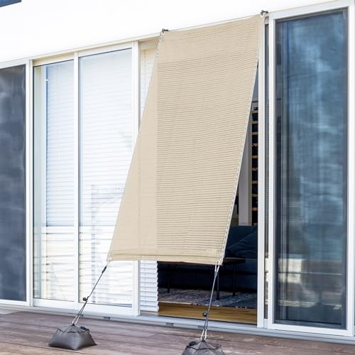 Sun Shades - タカショー 日よけ クールシェード エアー グレー 0.9×2m ポリエチレン CLS 従来品の1.4倍の通気性 UVカット 【2年保証】 シェ