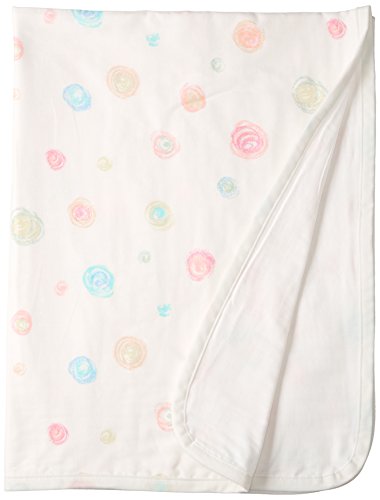 フジキ カラフルドロップ 4重ガーゼケット 汗もすばやく吸収 優しい肌触り 保温性