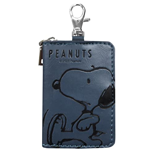 明邦(Meiho) [ブランド: ]スヌーピー 車用 スマートキーケース 透明ウインドウタイプ ネイビー SN284