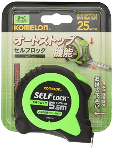 Komelon ������� ����٥å��� ����ե��å� 25 �ơ�����25mm 5.5M �������� KMC-36