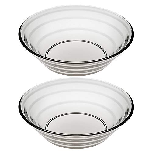 東洋佐々木ガラス お皿 ルラック ボール シルバーグレー 2個セット 日本製 食洗機対応 丸皿 小鉢 鉢 器 深皿 取り皿 皿 ガラス皿 食器