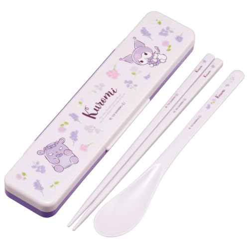 Rakuten - スケーター(Skater) 箸 スプーンセット 弁当 大人用 抗菌 コンビセット 18cm カチャカチャ鳴らない 日本製 サンリオ クロミ フラ