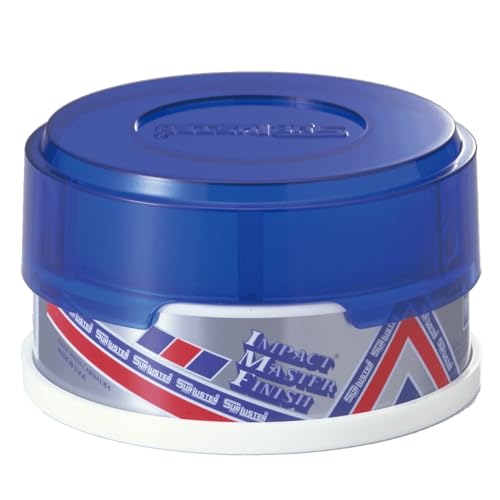 SurLuster(シュアラスター) インパクト マスター フィニッシュ ジュニア 100g 固形ワックス 天然カルナバ蝋 艶 スポンジ付き ツ