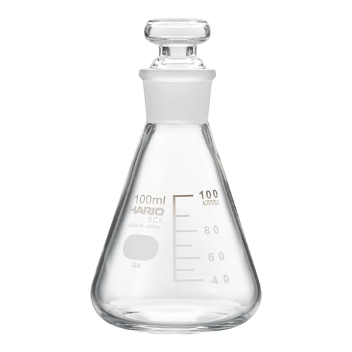 -/容量(mL):100/-・パッケージ個数:1・●JIS規格品との互換性あり(TS22)●耐熱性、化学的特性に優れた高品質な耐熱ガラスを使用したフタつき三角フラスコです。